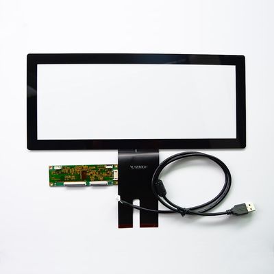 Painel de toque industrial da relação 12.5inch de USB com ITO Sensor Glass